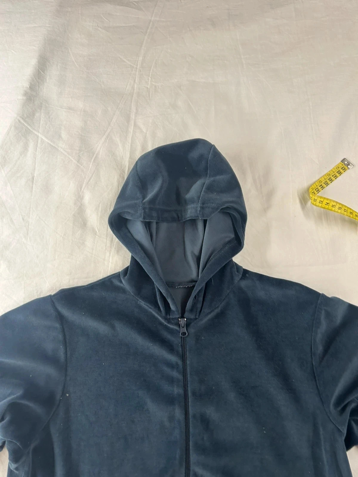 Vintage black hooded lightweight jacket – photo 4